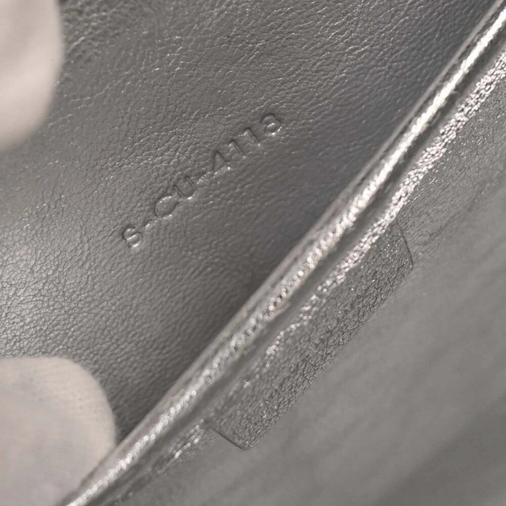 Celine Silver Leather Nano Luggage Tote Bag S-CU-4118 134745 - Picture 10 of 10